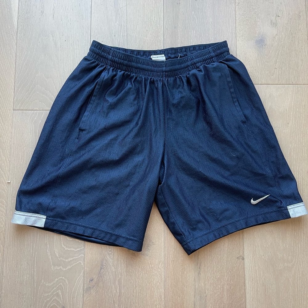 Nike Blue Shorts with side pockets . Size M.